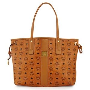 MCM Liz Reversible Medium Visetos Tote Bag